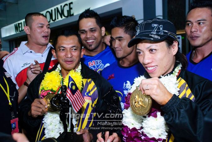 Left: Sazali Samad, Right: Lilian Tan