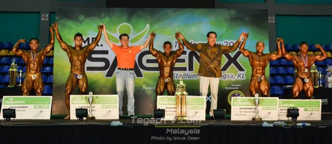 Winners Bodybuilding Below 70kg (Open)